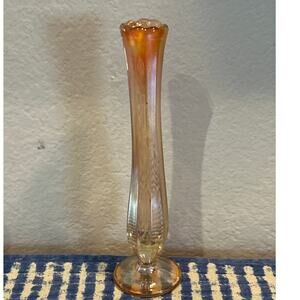 Vintage Carnival Glass Bud Vase